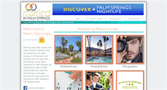 Desktop Screenshot of marriedinpalmsprings.com